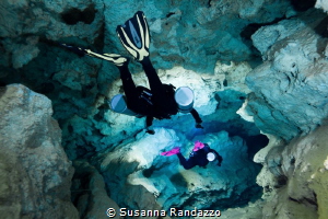 Inside the labyrinth_ shotted during cave 
diving in Cen... by Susanna Randazzo 